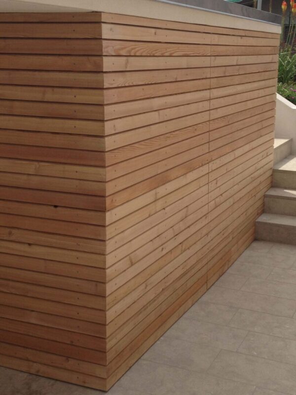 3 RIVESTIMENTO PARETE IN LEGNO DI LARICE