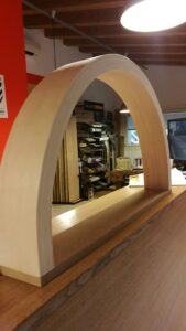 Decorazione profilo in legno