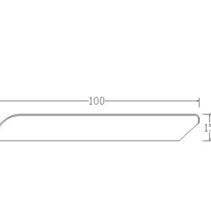 BATTISCOPA RIVESTITO MM. 15 SPESSORE