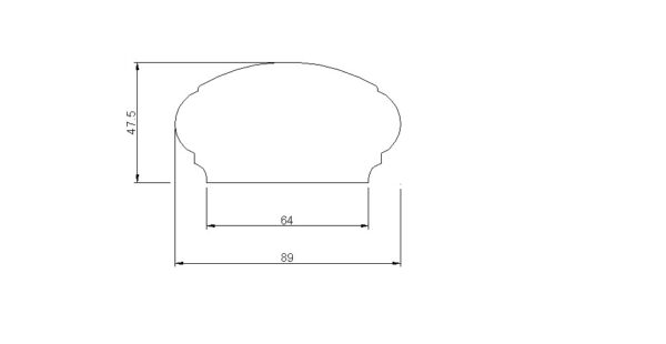 CORRIMANO MASSELLO MM.89x47,5