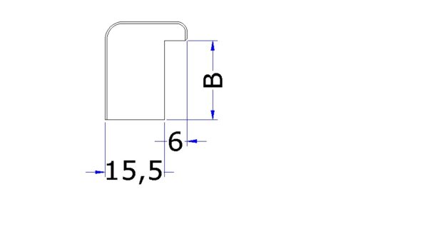 FERMAVETRO IMPIALLACCIATO LISCIO