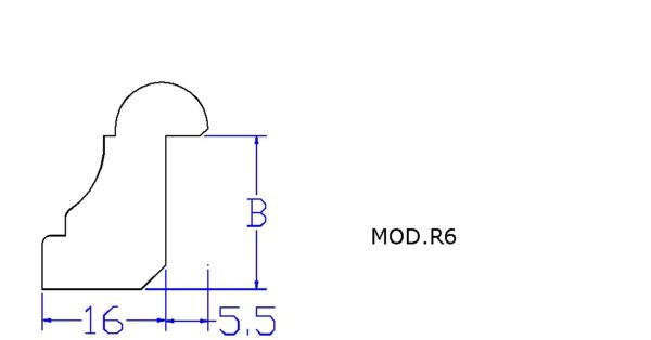 FERMAVETRO MASSELLO MOD.R6