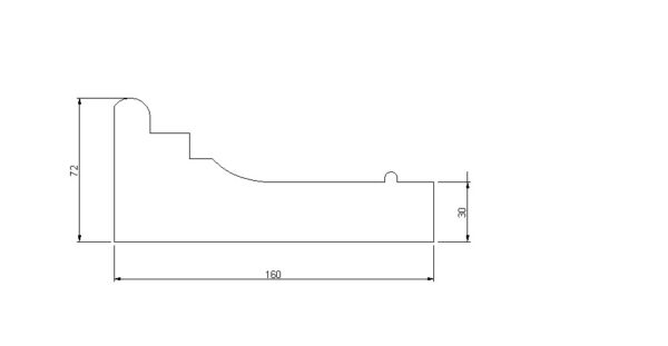 PROFILO MASSELLO PER SOFFITTI