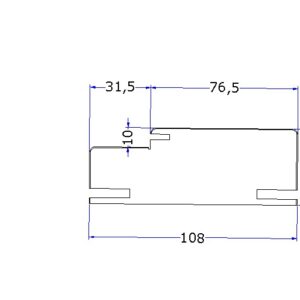 STIPITE CON BATTUTA RAG.MM.2