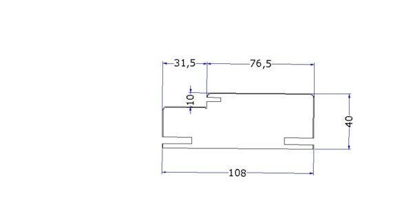 STIPITE CON BATTUTA RAG.MM.2